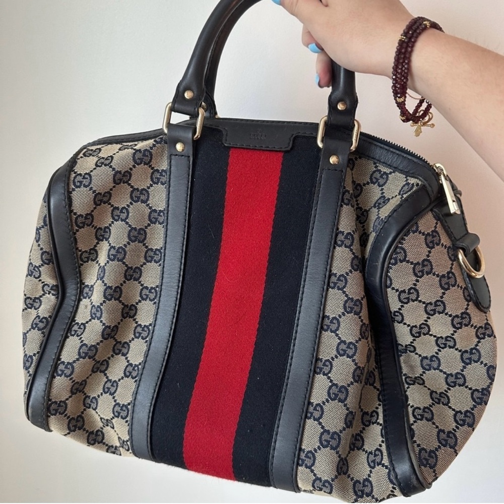 Gucci Black Hobo Bag with Iconic Design